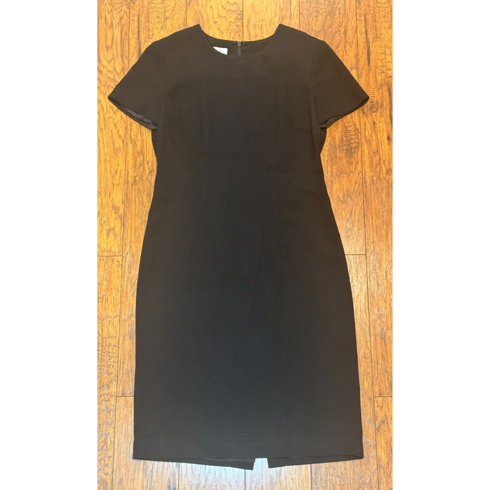 Brooks Brothers Black Short Sleeve Mini Dress